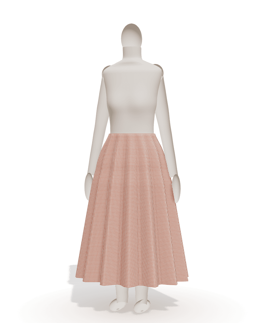 Gathered skirt